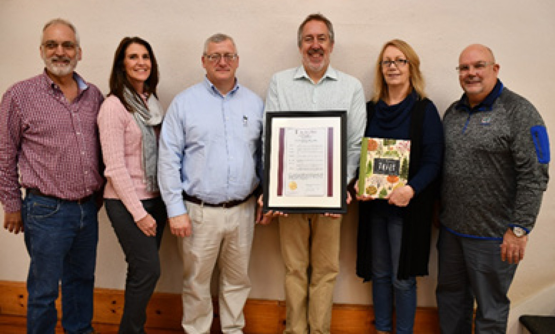 District 2 officials celebrating Arbor Day